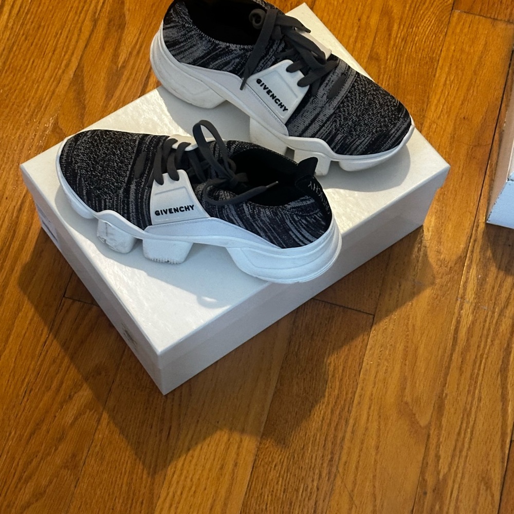 Givenchy Kids Black and White Sneakers